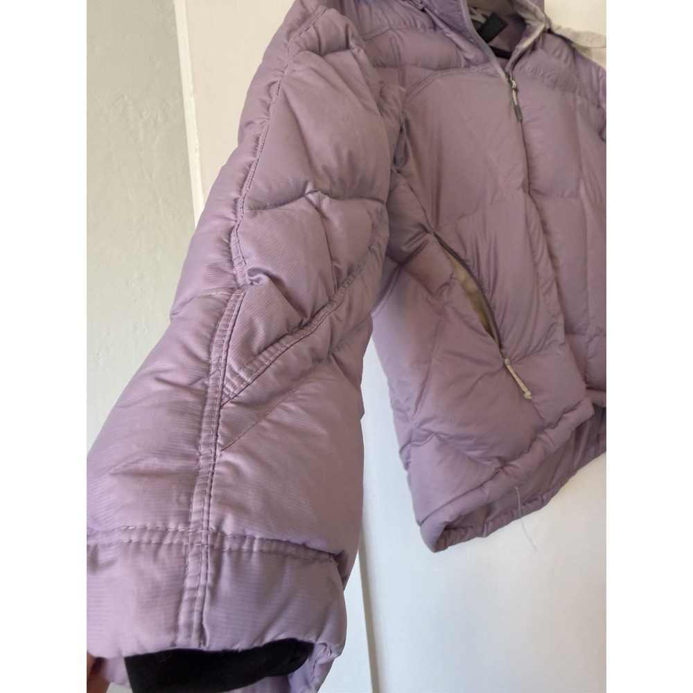 REI Vintage Goose Down Puffer Jacket Womens XS Lavender Purple Hooded Y2K - Picture 3 of 6